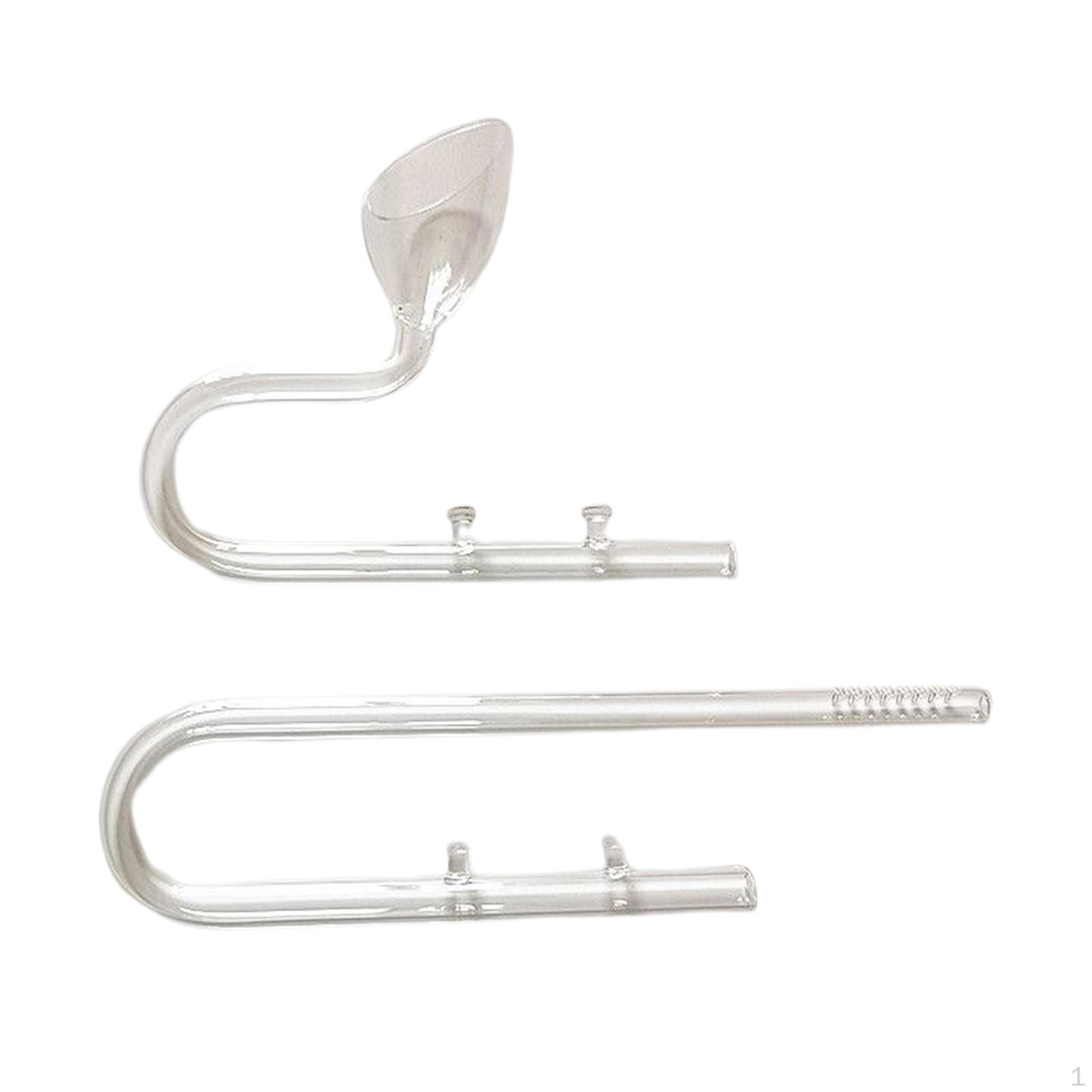 Aquarium 12/16mm Glass Lily Pipe In Out The Inlet And Outlet Water Grass Cylinder Oil