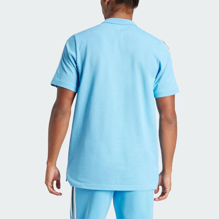 Adidas Argentina DNA Polo Shirt Men Tops Blue IU2140