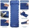 Camping Sleeping Pad / Inflatable Air Mattress Pad with Built-in Pillow & Foot Pump Ultralight Sleeping Air Mattress