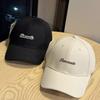 New Korean Style Simple and Versatile Casual Baseball Hat for Women Autumn Shopping Fashion Letter Embroidered Peaked Cap