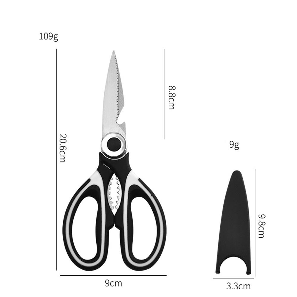 

Кухонные ножницы Многофункциональные ножницы из нержавеющей стали для куриных костей Ножницы «Панда» Кухонные ножницы для костей для дома Скребки для мяса Ножницы для рыбы