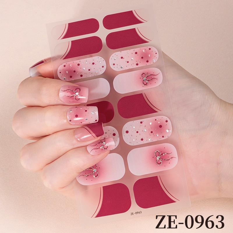 Наклейки для новогоднего маникюра: Танец льва и Кот удачи