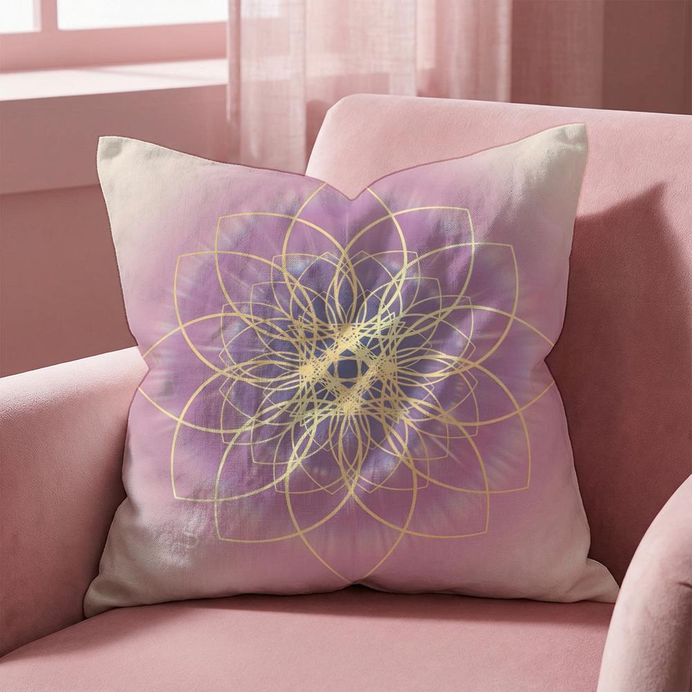 Midsummer Festival Cushion Cover Multi-Scene Pillow Cover for Home & Car - Reversible, Soft & Durable for Daily Use