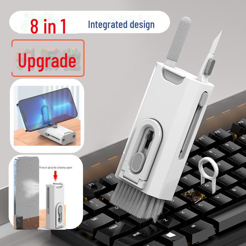 Multifunctional Cleaning Set: Keyboard Brush & Phone/Headset Cleaning Pen