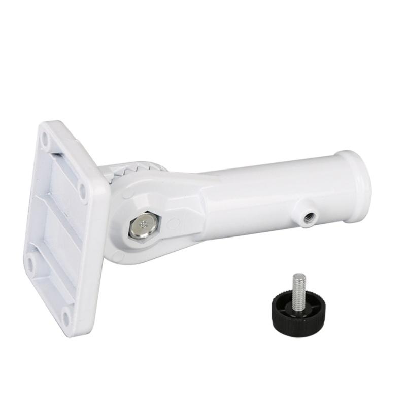 90°Adjustable Wall Flag Pole Base Flag Pole Mounting Bracket With Hardwares Aluminum Flag Holder Bracket