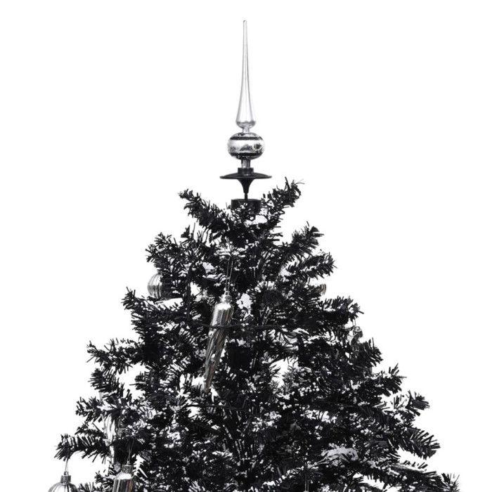 VidaXL Snowy Christmas Tree with Umbrella Base Christmas Decoration Artificial Fir Living Room Home 289934