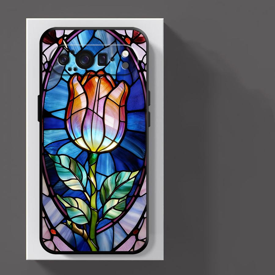 Case for Google Pixel 10A 6a 9a 7a 8a 6 7 8 Pro 10 9 Pro XL Funda Phone Cover Colorful Window Flowers