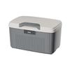Lockable Storage Box Large Capacity Household Portable with Combination Lock Grey