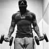 Men Fitness Outdoor Sport Running Short Sleeves Letter Printed Tights Tops Men Under Skin Muscle Gym Train Compression T-shirt
