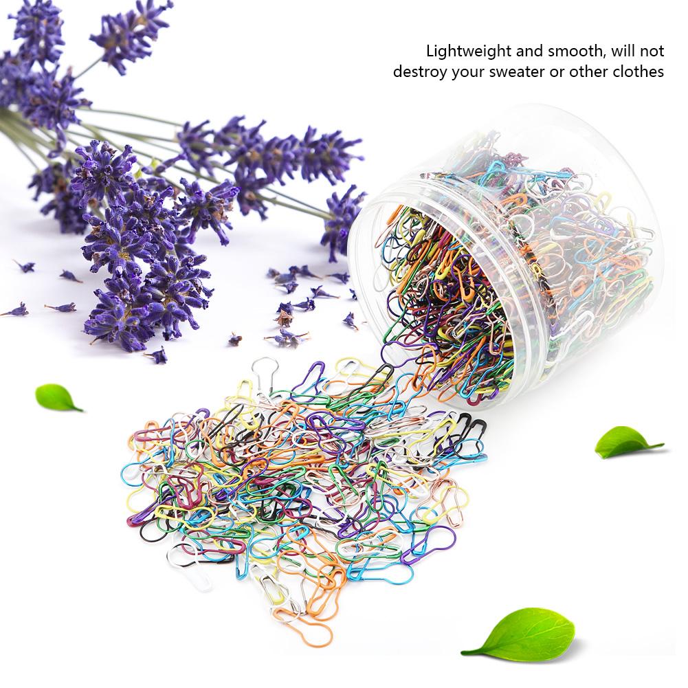 Gourd Shape Safety Pins Clips Knitting Cross Stitch Pins Clips for DIY Clothing Kits