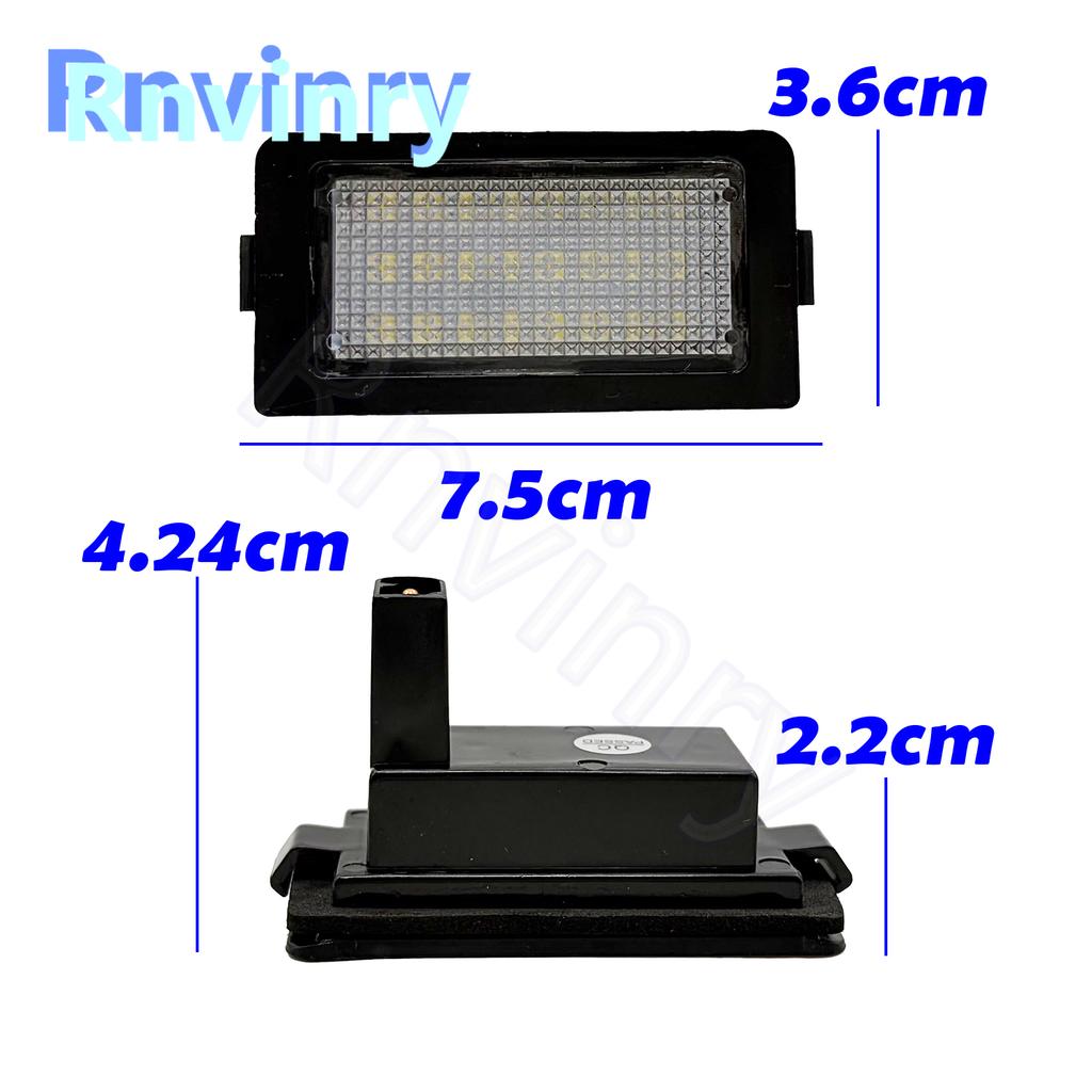 License Plate Lights For BMW E38 1995-2001 Number Plate Lamps 63268352424 Car Tail White Light