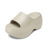 Thick Bottom Heightened Stepping On Shit Slippers Women 26 Non-slip Outer Wear Beach High Heel Cool Slippers