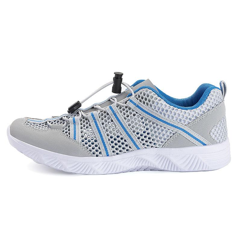 New mesh breathable casual shoes couple lightweight hollow beach shoes outdoor soft-soled creek shoes