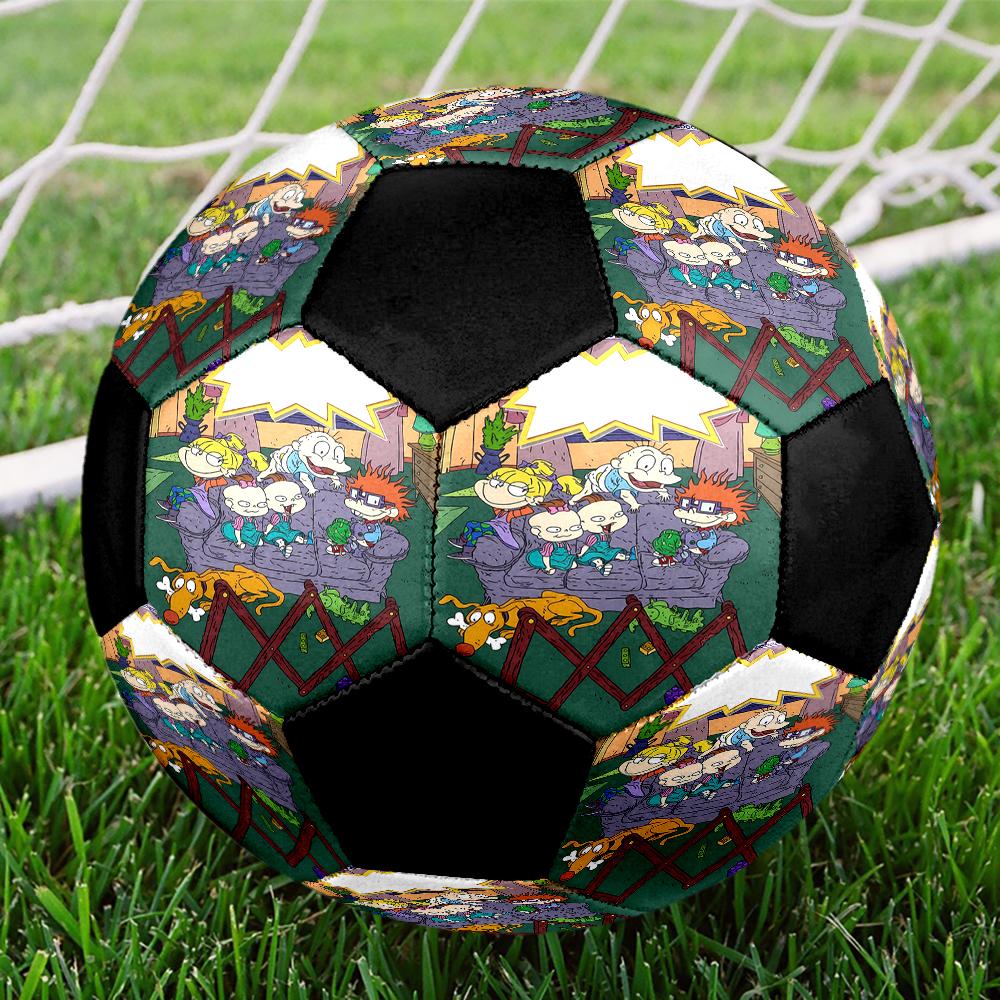 Ballon de Football Rugrats Taille 5, Convient pour les Matchs en Intérieur et en Extérieur, un Cadeau Convient à Tous.