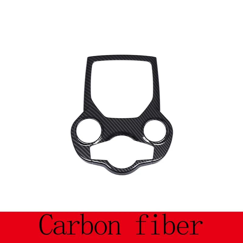 For Alfa Romeo Giulia Stelvio 2017- ABS Carbon Fiber Car Center Console Panel Cover Trim Sticker Interior Car Accessories