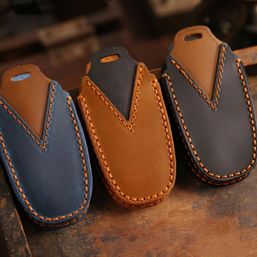 Suitable for Ford Key Set Forrest Mondeo Edge Mustang Explorer Leather Protective Case Buckle
