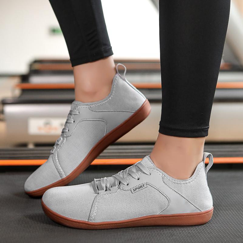 Breathable Wide Toe Walking Shoes Light Flats Cross-training Sneakers Men Non-slip Gym Fitness Casual Sports Shoes