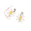 2PCS/Set Flower Hairpin Yellow Small Hair Clip For Women Summer Sweet Hair Clip Fashion Travel Photo Hair Accessories Styling