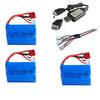 1-3PCS Battery Charging Set 18500 7.4V 2800mAh 15C Suitable For Remote Control Vehicles Off-road Vehicles High-speed Car T SM