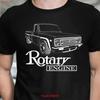 Rotary REPU Pick Up Truck 13B Engine Power T Shirt Vintage Washed Soft Stretched Stylish Casual Comfortable Unisex Breathable