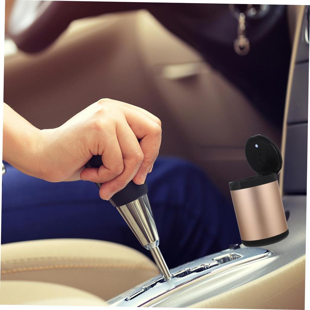 Gatuida car ashtray car decoration car ash container ash container car led light ashtray