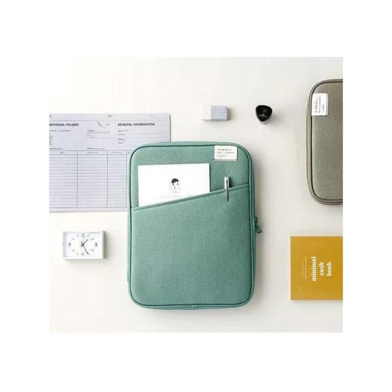 Li Shen Plaid Laptop & Tablet Sleeve Handbag