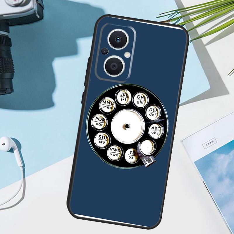 Retro Telephone Rotary Dial Cover For OPPO Reno 14 Pro 10 11 12 13 14F 13F 12F 11F 7 8 Lite OPPO Find X9 X6 X5 X8 Pro Case
