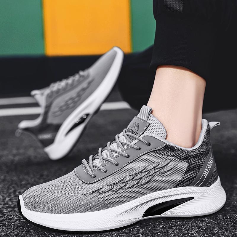 

Fashion Men s Walking and Running Shoe Covers Lightweight Casual Tennis Shoes Clothing Designer Shoes Spring and Autumn Shoes Skateboard 39 серый