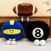 Plush Soccer Ball Toy With Legs For Kids And Home Decor Fun