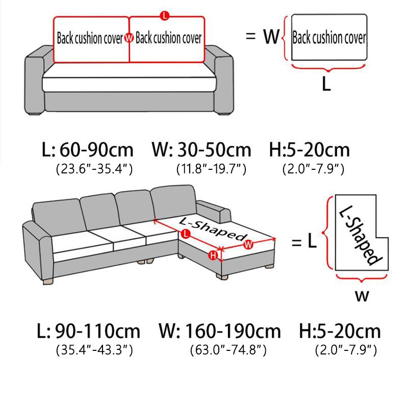 1Pcwaterproof Jacquard Sofa Cover, High Elasticity, All Season Universal Sofa Cushion Cover, Anti Slip,  Sofa Dust  Cover