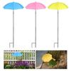 Plant Shade Umbrella with Metal Stake Weatherproof Sun Shade Cloth Outdoor Plant Flowers Potted Sun Protection Garden Supplies