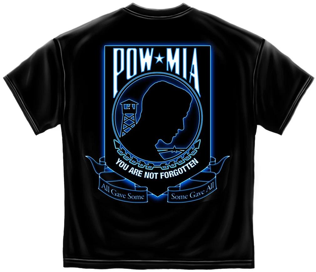 New POW MIA YOU ARE NOT FORGOTTEN T Shirt L