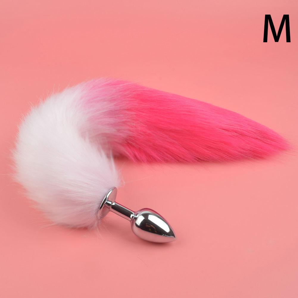 Sexy Fuchsschwanz Analplug Analspielzeug für Frauen Erwachsenes Geschlechtsprodukt Männer Buttplugs Edelstahl Analplug Cosplay Sexspielzeug für Paare