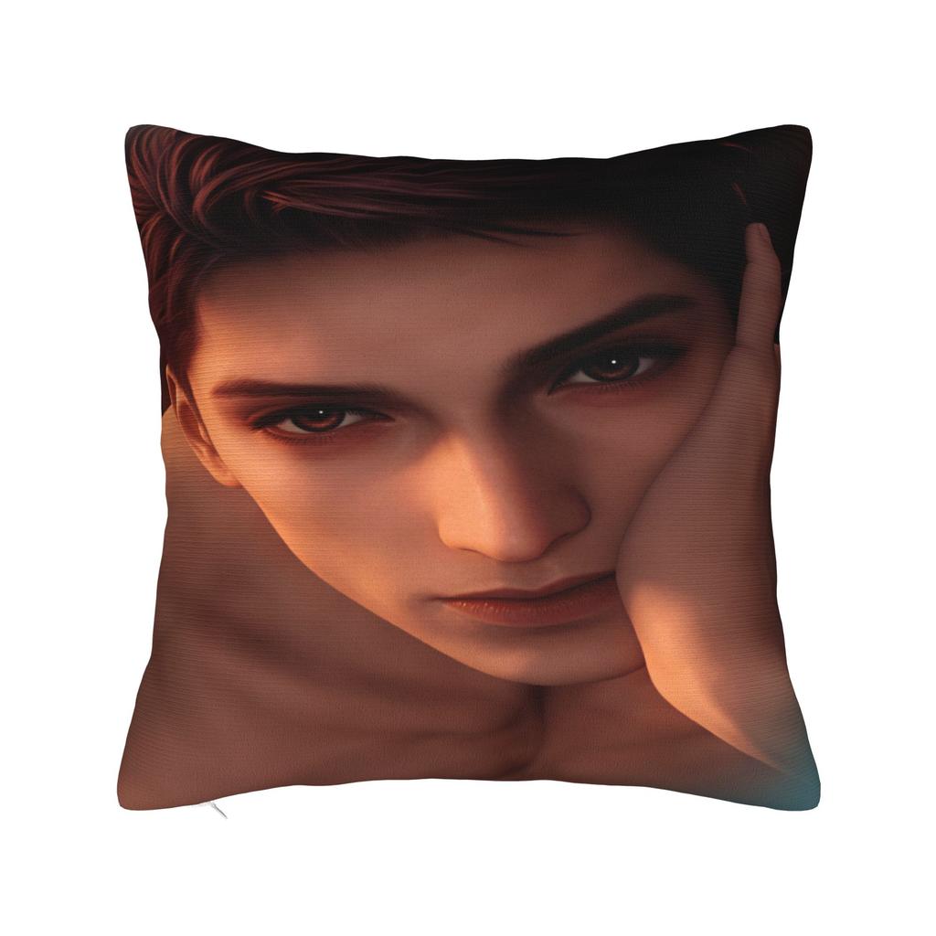 V-Valko L-Love and Deepspace Pillow Cover Novelty Pillow Case For Living Room Bed Chair Soft Pillowcases Birthday Gift