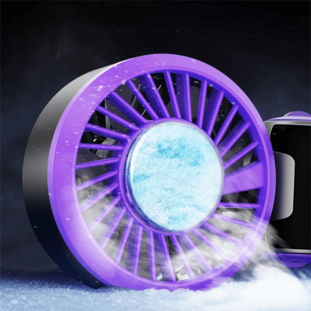 Lightweight Construction Handheld Fan Flexible Folding Design Desktop Fan  Travel Use