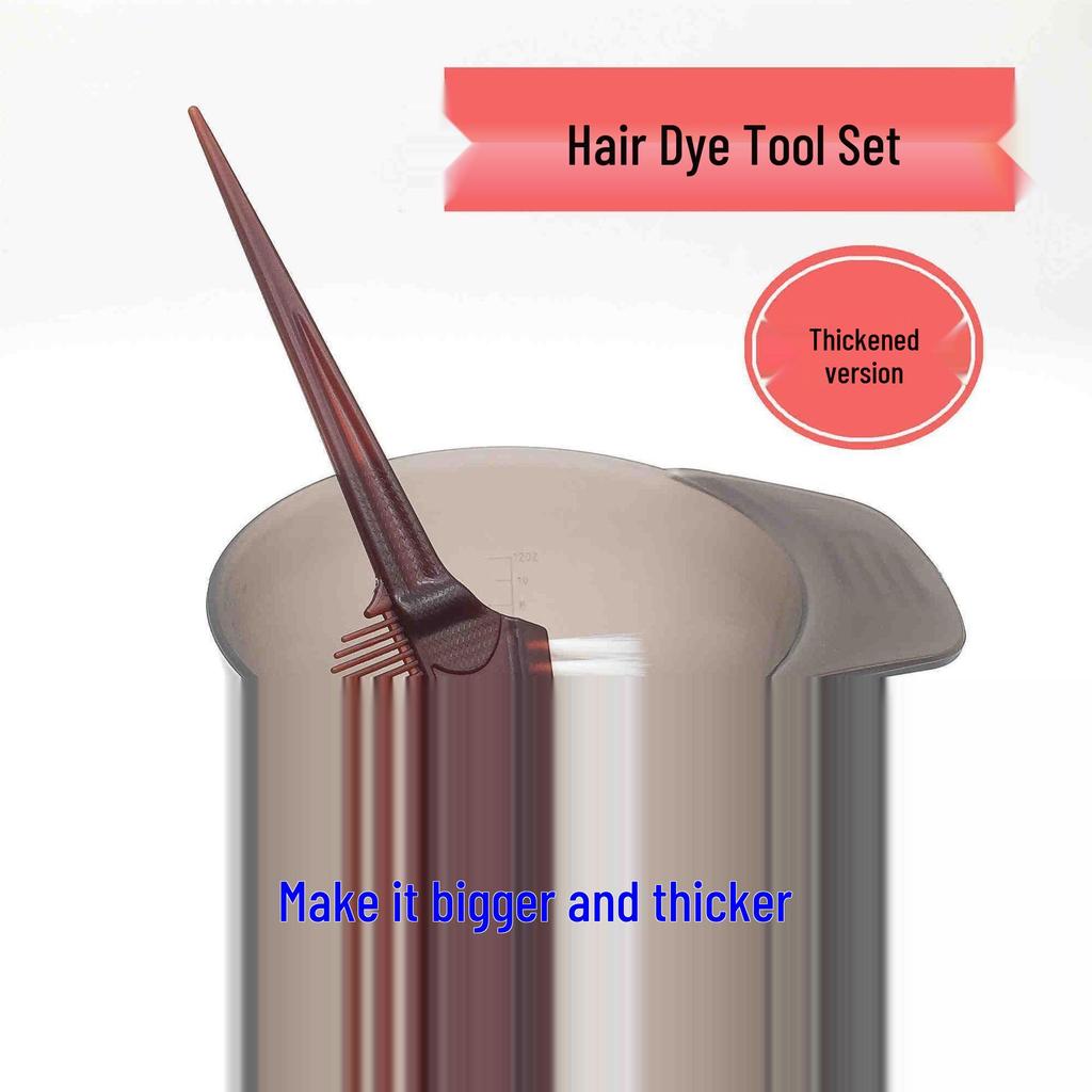 Professional Hair Dyeing Kit: Large Soft Bristle Brush, Oil Treatment Bowl, Comb, Barber Shop Quality for Home Hair Bleaching and Dyeing.
