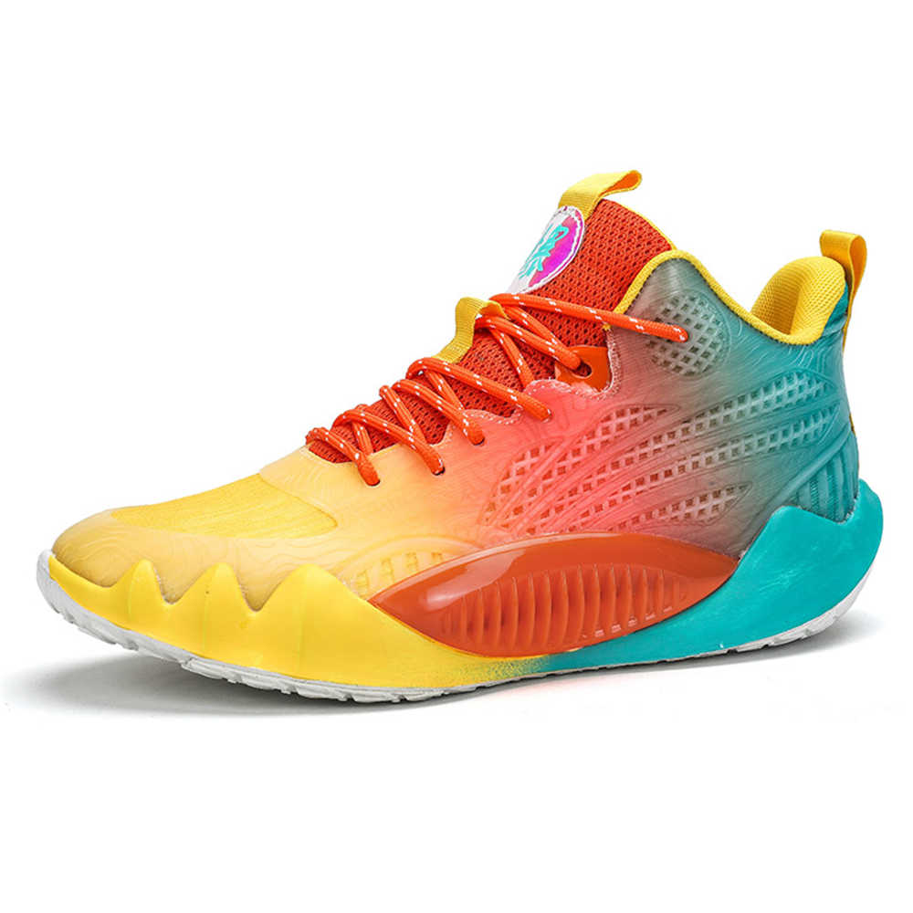Fashion Multicoloured 43-44 Yellow Men's Sneakers Casual Vulcanizing Men's Volleyball Shoes Sports Teniis High-level Technology
