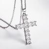 Jesus Cross Pendant Necklaces Sparkling Charm Necklace Punk Jewelry Gift For Women
