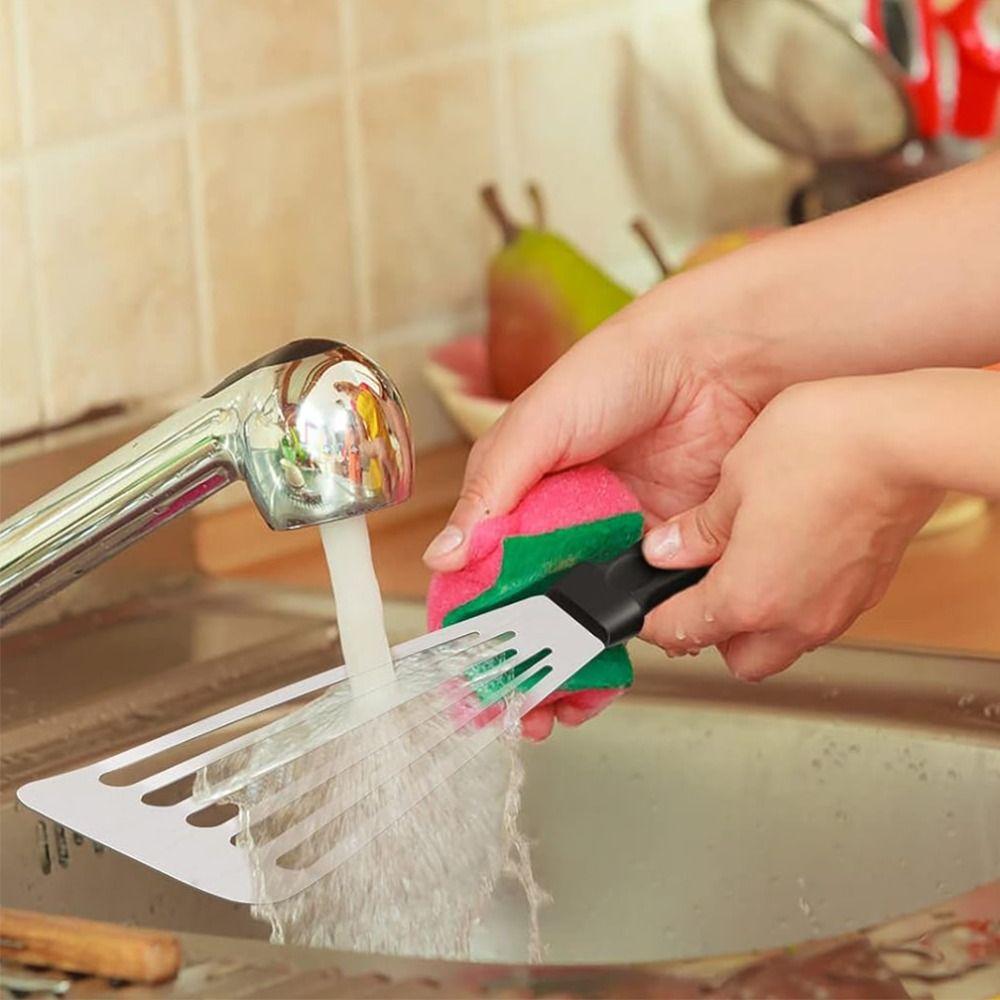 Rust Proof BBQ Spatula Non Stick Frying Turner Fish Frying Spatula Fast-food Restaurant