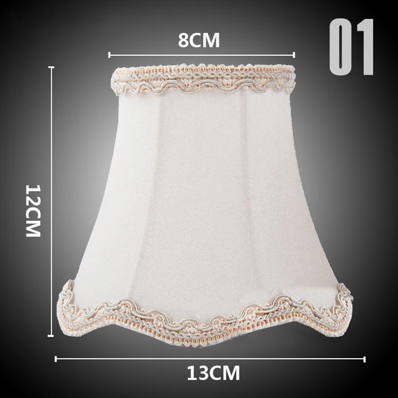 Simple Chandelier Lamp Shade Retro Candle Chandelier Cloth Lampshade Nordic Style Modern Lamp Cover For Home Decoration