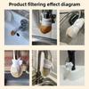 Portable Faucet Filter Cotton Water Purifier Thickened Splash-proof Disposable for Travel Hotel Stay Water Use