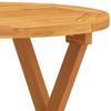 Patio & Garden Tables Bistro Table 46X47 Cm Solid Wood Acacia