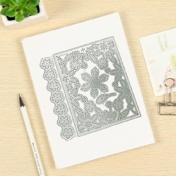Flower Frame Cutting Dies DIY Stamps Crafts Scrapbooking Photo Album