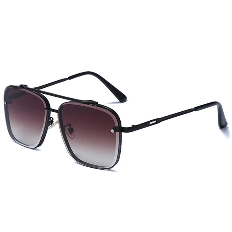 

New Gradient Square Vintage Sunglasses For Men Women Luxury Sun Glasses Fashion Male Driving Fishing Eyewear Uv400