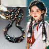Boho Style Chinese Tibetan Hairband Long Tassel Candy Colored Ethnic Hair Hoop Colorful Ribbon Weaving