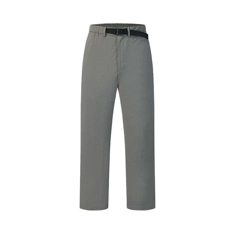 Fila Explore Fashion Simple Classic Basic Sports Outdoor Versatile Comfortable Woven Casual Pants Men Bottoms Gray A11M618801FDY