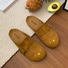 Slippers cute cartoon 2025 spring and summer new bag head round head flat bottom outer wear women's shoes regular version Boken shoes versatile