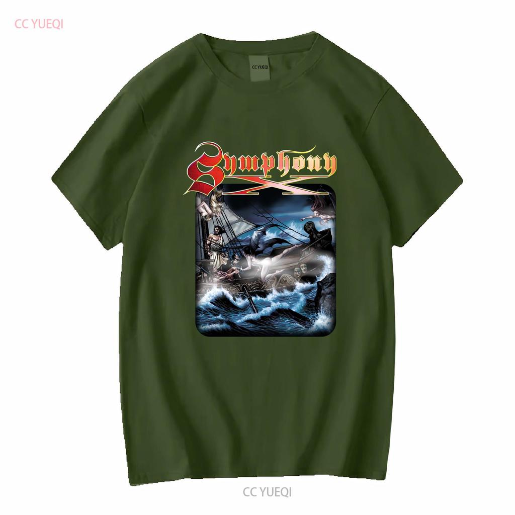 Vintage 2005 Symphony X T Shirt Large Gigantour Vintage Washed Unisex Fashion Streetwear Homme Versatile Casual Stretched