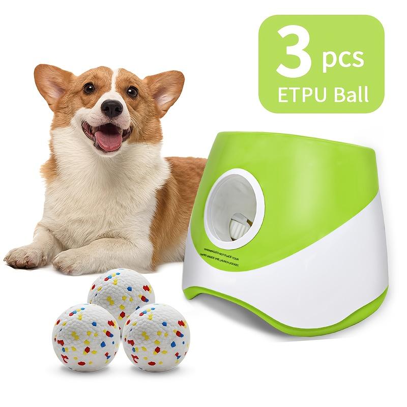 Automatic Pet Dog Ball Launcher Indoor Outdoor Interactive Dog Toy For Fetch Play Time with 3 Distance