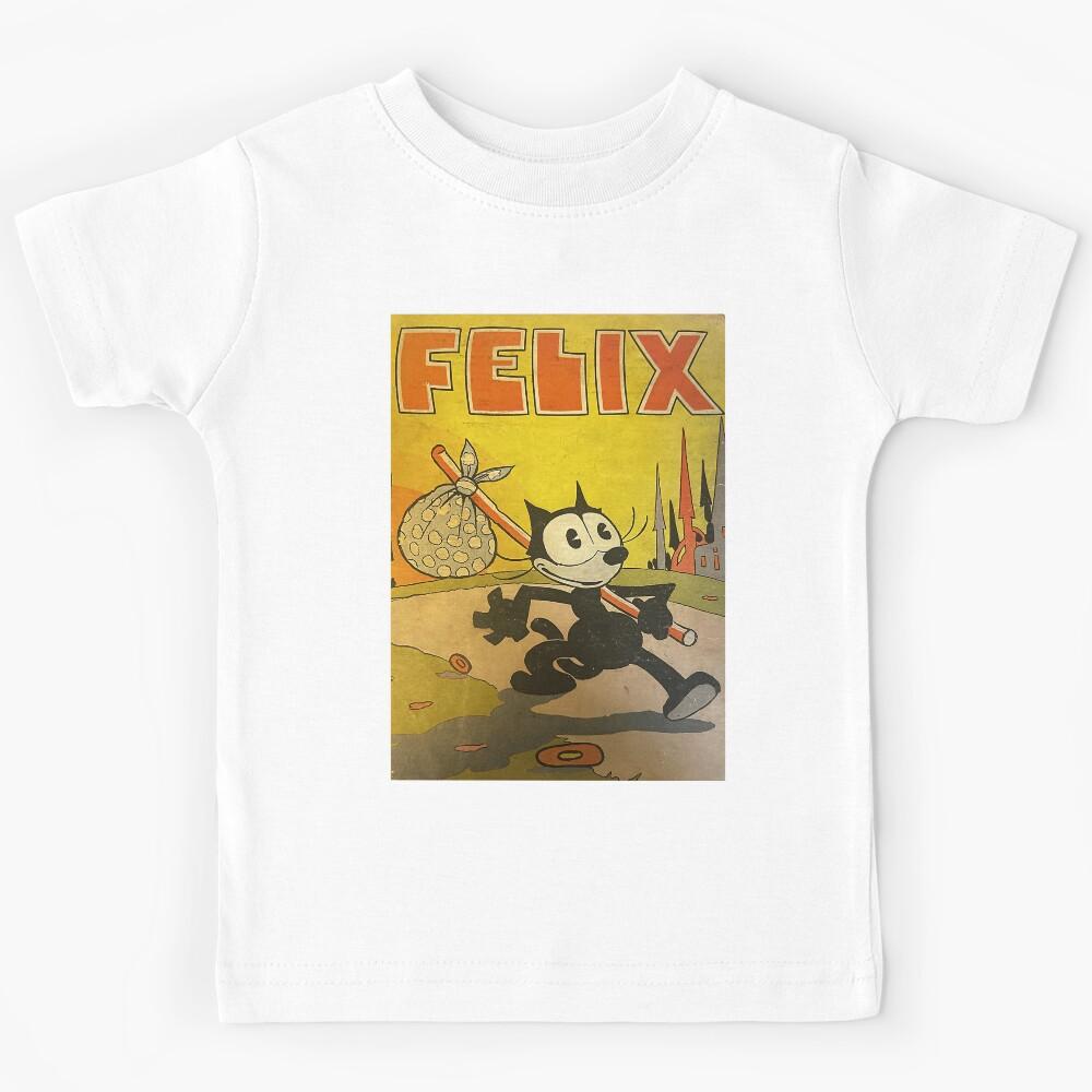 cute vintage movie 90s series retro cat comedy funny cartoon 80s Kids T-Shirt 170